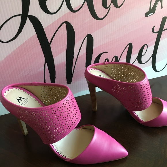 Madison, by Shoe Dazzle Pink Slip On’s - Picture 2 of 8